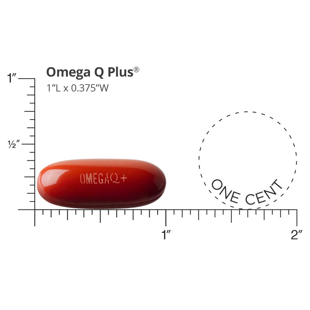 Dr. Sinatra Omega Q Plus– Omega-3 and CoQ10 Supplement Delivers Everyday Heart Health Support with 50 mg of CoQ10 and Provides Antioxidant Power (60 softgels)
