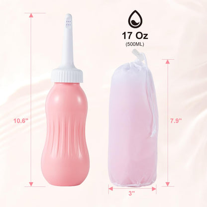 OFFO Peri Bottle 2 PCS for Postpartum Recovery, 17OZ (500ML) Labor and Delivery Essentials