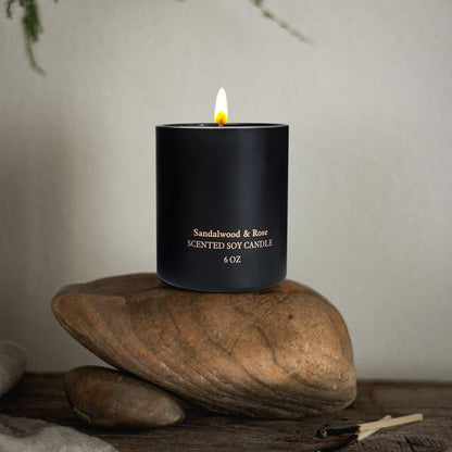 Scented Candles for Women,Premium Sandalwood Rose Aromatherapy Candles, Home Scented Candle