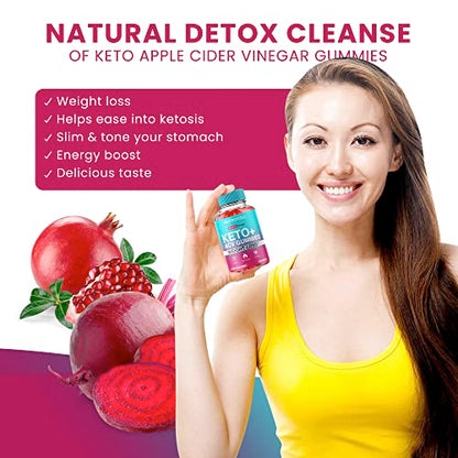 Keto ACV Gummies - Keto Apple Cider Vinegar Gummies - Advanced Weight Loss - Keto
