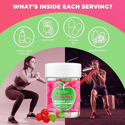 Keto Acv Gummies for Advanced Weight Loss & Belly Fat Burn - Pro Active Super Apple