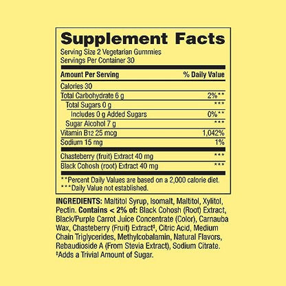 IKJ Zero Sugar Complete Menopause Support Vegetarian Gummies, 60 Count
