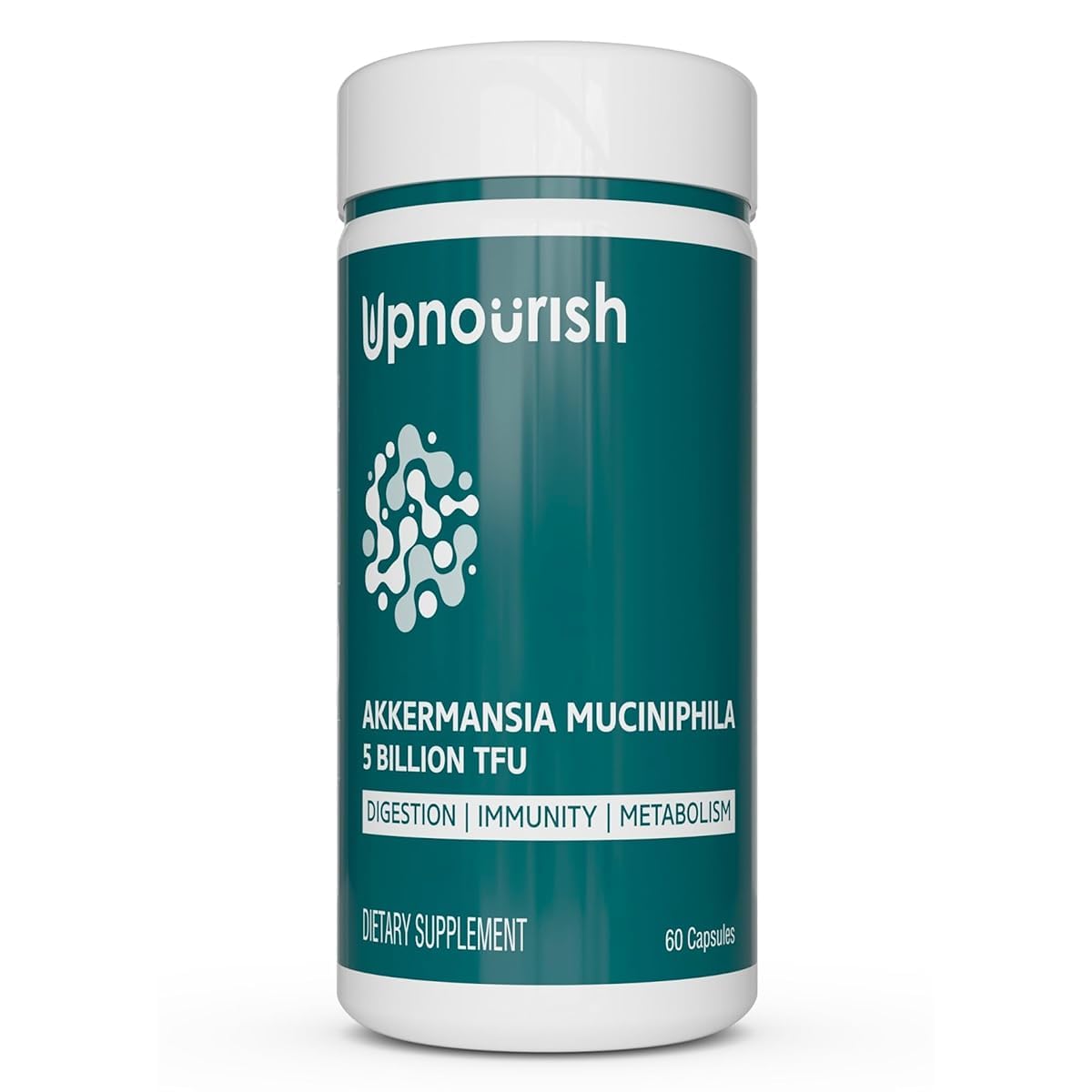 UpNourish Probiotics - 200 Billion CFUs for Men and Women, 15 Clinically Studied Strains, Prebiotics & Enzymes - 60 Vegan Capsules