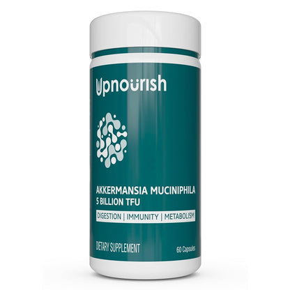 UpNourish Probiotics - 200 Billion CFUs for Men and Women, 15 Clinically Studied Strains, Prebiotics & Enzymes - 60 Vegan Capsules