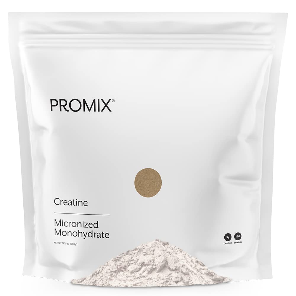 ProMix Nutrition Creatine Monohydrate Travel Packs, 5g of micronized Clean Creatine for Men and Women, Supports Muscle Growth & Recovery, Vegan - 30 Servings