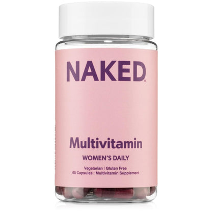 NAKED Men’s Multi – Daily Multivitamin for Men – A, C, E, Selenium, Zinc, Fruit and Super Green Extracts and More to Boost Immune Support – Gluten-Free and Vegetarian Daily Vitamins – 60 Capsules