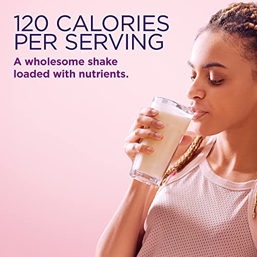 Nature's Bounty Complete Protein & Vitamin Shake Mix with Collagen & Fiber, Contains Vitamin C