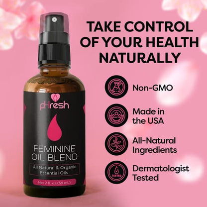 pHresh Feminine Essential Oil Spray & Vaginal pH Test Strips