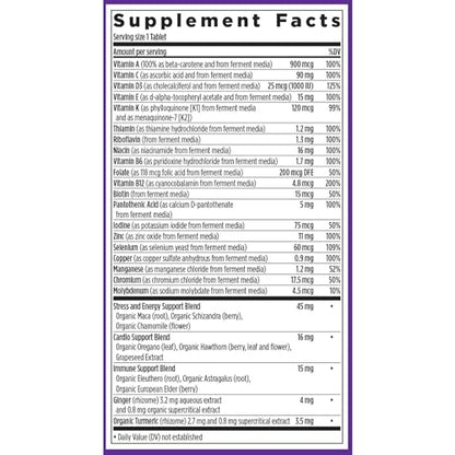 New Chapter Men's Multivitamin for Immune, Stress, Heart + Energy Support