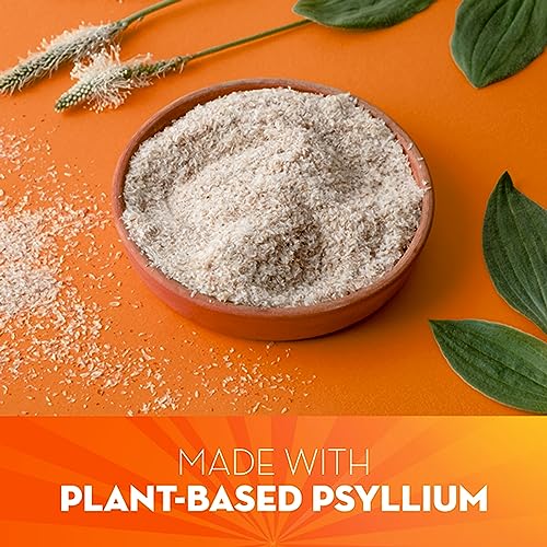 Metamucil, Daily Psyllium Husk Powder Supplement, Sugar-Free Powder, 4-in-1 Fiber