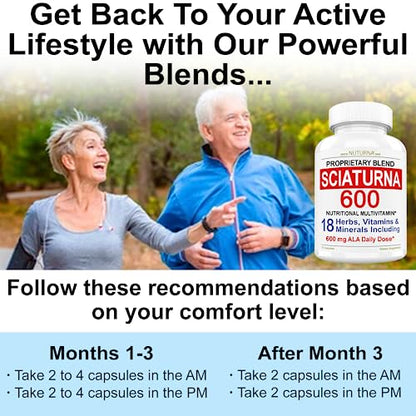 Sciatica Supplement with 600 mg Alpha Lipoic Acid - Sciatic Nerve Support