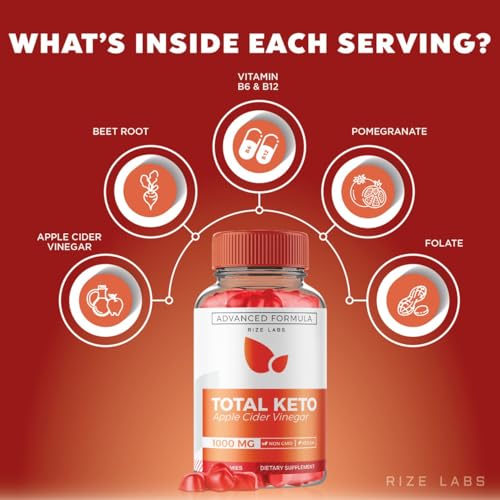 (3 Pack) Total Keto Gummies, Total Keto for Advanced Weight Loss, Total Keto Supplement