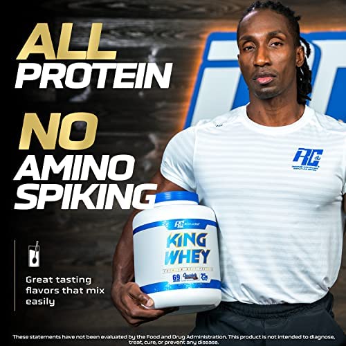 Ronnie Coleman Signature Series Whey Concentrate + Isolate Protein Powder, Pre Workout