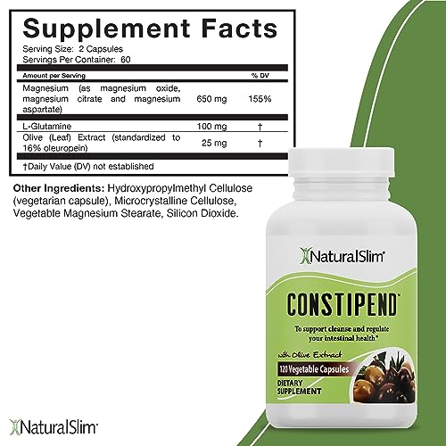 NaturalSlim Constipend - Laxative for Constipation Relief, and Colon Cleanse Supplement
