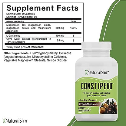 NaturalSlim Constipend - Laxative for Constipation Relief, and Colon Cleanse Supplement