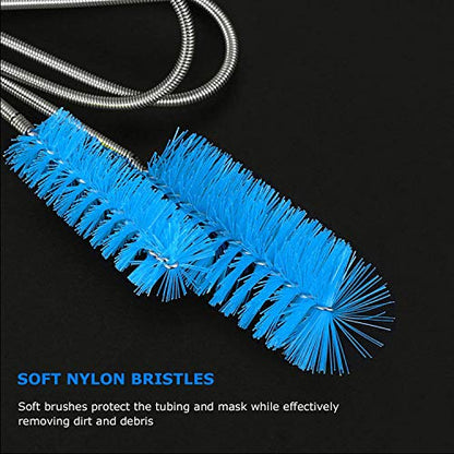 CPAP Tube Cleaning Brush-7 Feet Flexible + 7 Inches Handy Stainless Steel