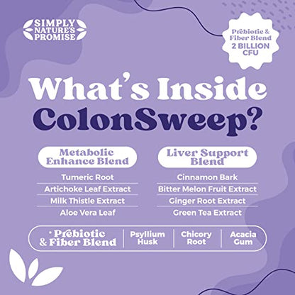Simply Nature's Promise - ColonSweep Psyllium Husk Powder Colon Cleanser, 8 oz.