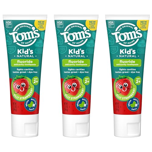 Tom's of Maine ADA Approved Fluoride Children's Toothpaste, Natural Toothpaste
