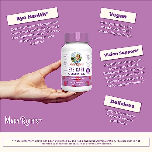 MaryRuth's Eye Care Gummies | Zeaxanthin and Lutein | 45 Day Supply