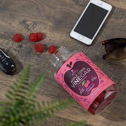 Vegan Apple Cider Vinegar Gummies | Max Strength 1000mg | Gelatin-Free, Vegan