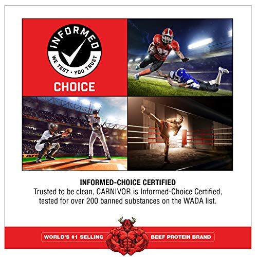 MuscleMeds, Carnivor Beef Protein Isolate Powder 56 Servings, Chocolate, 72 Ounce