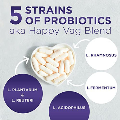 Probiotics for Women 4-in-1, 50 Billion CFU + Prebiotics, Vaginal Women's Probiotic