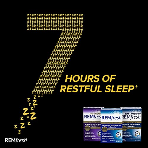 REMfresh 2mg Advanced Melatonin Sleep Aid Supplement (36 Caplets)