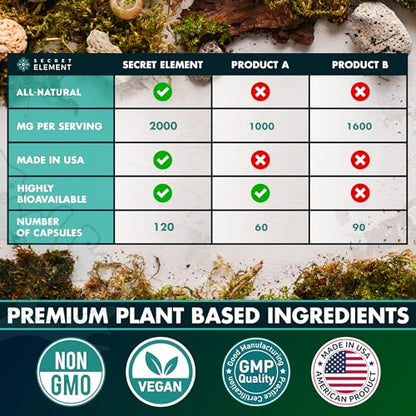 Sea Moss Capsules - Irish Sea Moss Advanced with Burdock Root, Bladderwrack