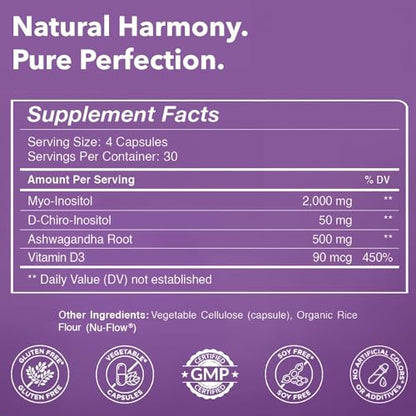 Intimate Rose Myo-Inositol & D-Chiro Inositol Blend - 40:1 Blend - Fertility, Hormonal Balan