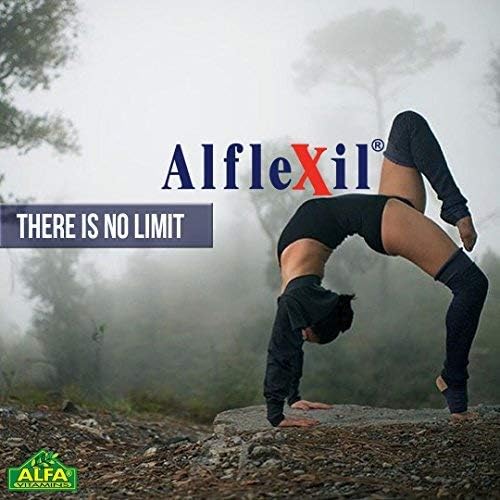 ALFA VITAMINS ALFLEXIL Glucosamine, Chondroitin & Collagen Supplement, Gluten Free, Supports Joints, Bones & Knees, Includes MSM & Hyaluronic Acid for Mobility & Joint Health, 120 Capsules