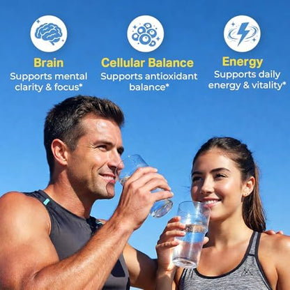 12 PPM H2 Hydrogen Tablets & Multi Enzyme Capsules with Probiotics | Daily Supplement Routine | 2 Items