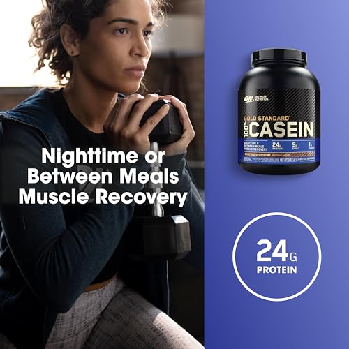 Optimum Nutrition Gold Standard 100% Casein Slow Digesting Protein Powder with Zinc