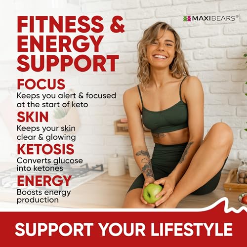 Keto Gummies - Delicious Low-Carb Snack to Boost Ketosis, Metabolism & Energy