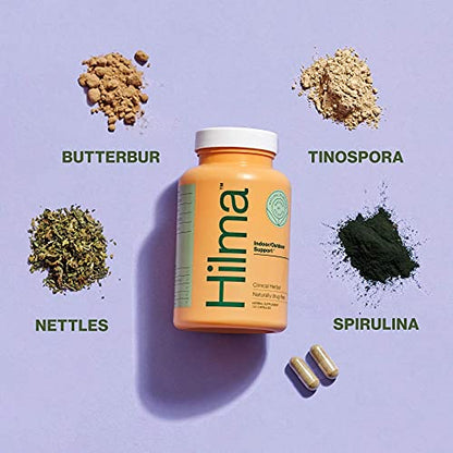 Hilma Natural Sinus Support - All Day Allergy Relief from Pollen and Dust with Butterbur