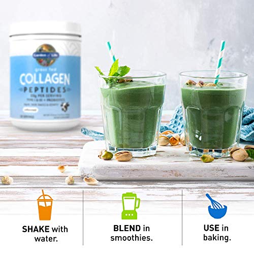 Garden of Life Grass Fed Collagen Peptides Powder – Unflavored Collagen Powder