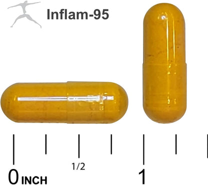 BIOSPEC NUTRITIONALS Inflam-95 - Ginger Root Extract 2,000 mg, Curcumin Root Extract, Boswellia Serrata Extract, Nettle Leaf Extract, Bioperine - Support Healthy Inflammatory Response*