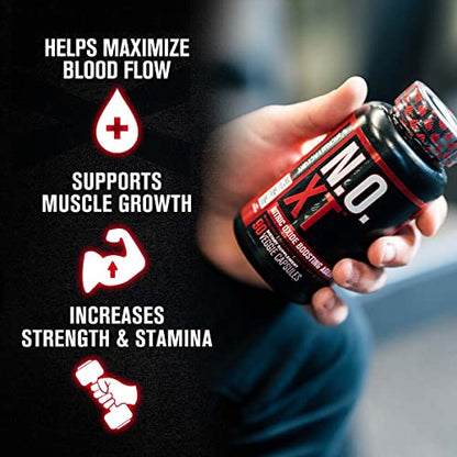 Jacked Factory Nitrosurge Shred Thermogenic Pre-Workout in Watermelon & N.O. XT Nitric Oxide Booster for Men & Women
