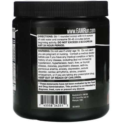 6AM Run Sprint - Pre Workout Powder for Instant Energy Boost for Cardio and Focus