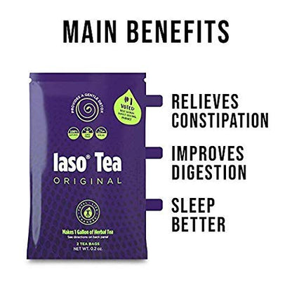 Total Life Changes Solution Kit IASO Natural Herbal Detox Tea Bags & Nutra