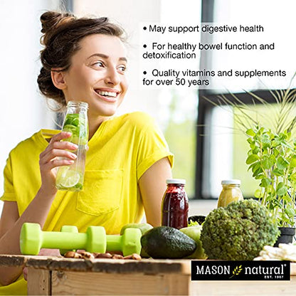 MASON NATURAL Whole Herb Ginger 500 mg, Natural Herbal Supplement, 60 Capsules