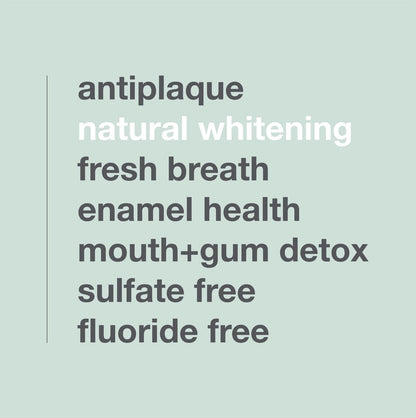 Davids Fluoride Free Toothpaste Teeth Whitening SLS Free Peppermint 5.25oz