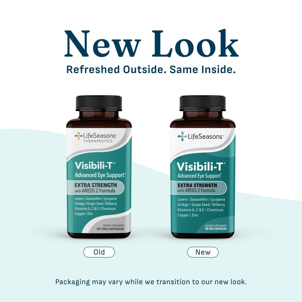 Visibili-T - Vitamin Supplement for Eye Health & Vision Support - Carrot Root, Chromium, Bilberry, Ginkgo Biloba, Grape Seed Extract, Lycopene, Vitamin A, Lutein & Zeaxanthin - 60 Capsules