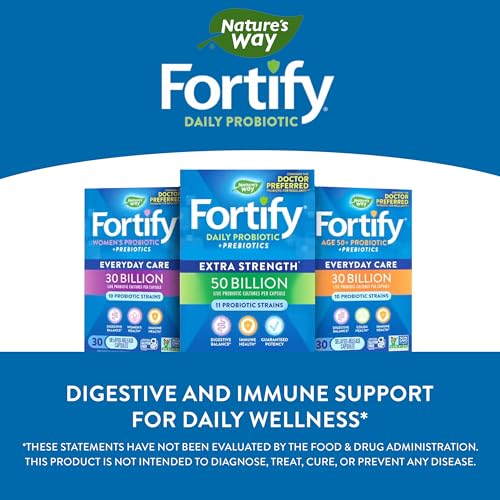 Nature's Way Fortify Probiotics for Women + Prebiotic, Digestive*, Immune*, and Vaginal