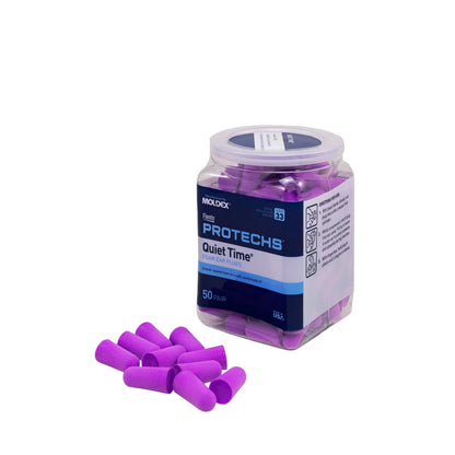 Flents Foam Ear Plugs, 50 Pair for Sleeping, Snoring, Loud Noise, Traveling, Concerts