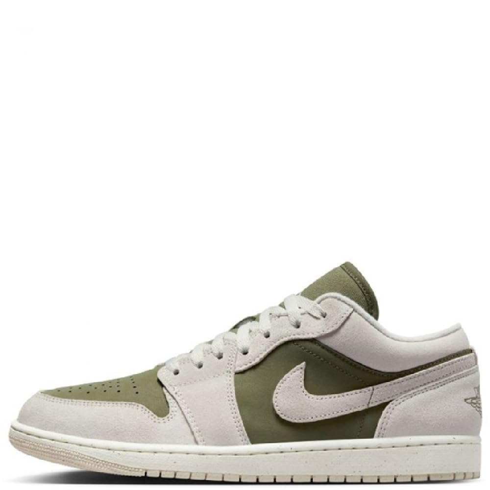 Air Jordan 1 Low SE Men's Shoes (Medium Olive/Sail/Light Orewood Brown) Size 9