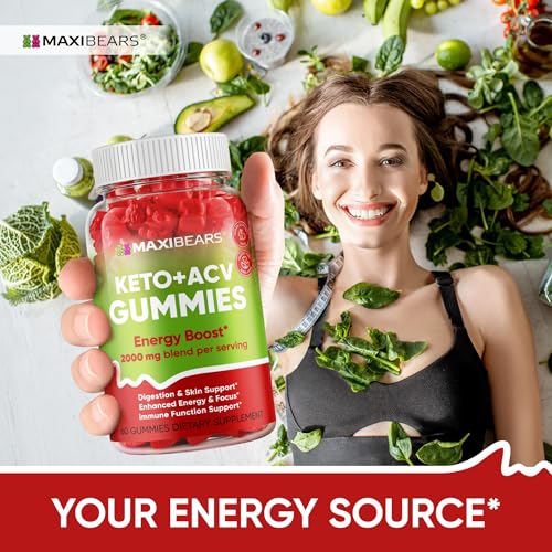 Keto Gummies - Delicious Low-Carb Snack to Boost Ketosis, Metabolism & Energy