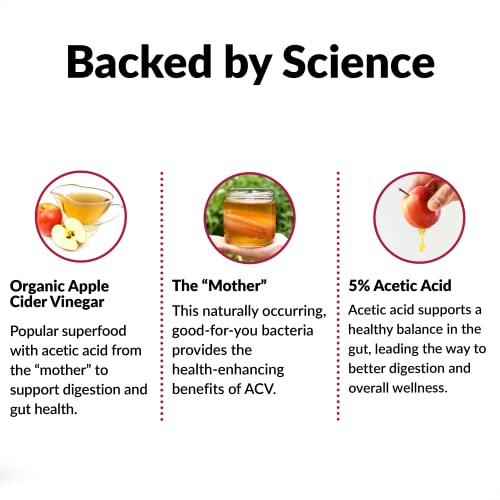 Force Factor Organic Apple Cider Vinegar Soft Chews for Digestion and Metabolism