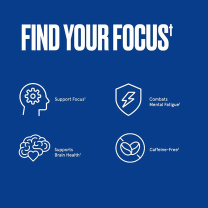 Bulletproof Clarity & Focus Capsules, 60 Count, Caffeine-Free Supplement to Promote Mental Clarity and Alertness