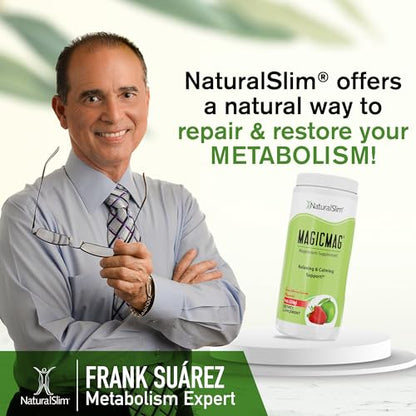 NaturalSlim Magicmag Pure Magnesium Citrate Powder – Stress, Constipation, Muscle