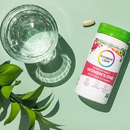 Rainbow Light Multivitamin for Women, Vitamin C, D & Zinc, Probiotics, Women’s One